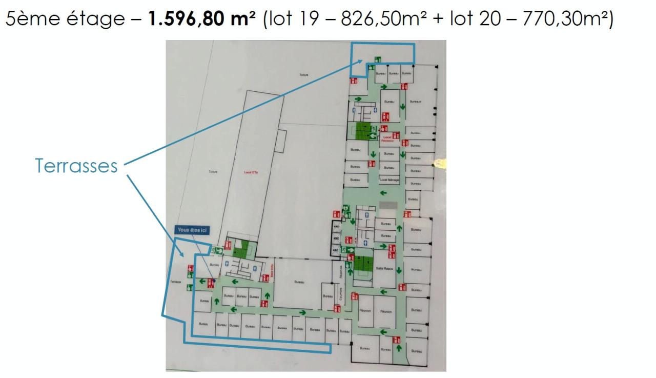 Bureau Lyon 5704m² Location bureau Lyon Rhône OLBUR2109182 45